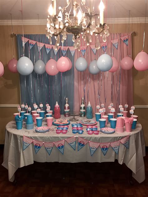 Gender Reveal Party Simple Gender Reveal, Twin Gender Reveal, Moldes Para Baby Shower, Gateau ...