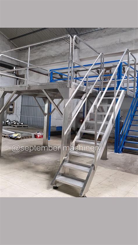 stainless steel platform | Stair ladder, Work platform, Conveyors