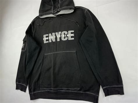 Enyce hoodie black vintage 90s hip hop clothing 1990s | Etsy