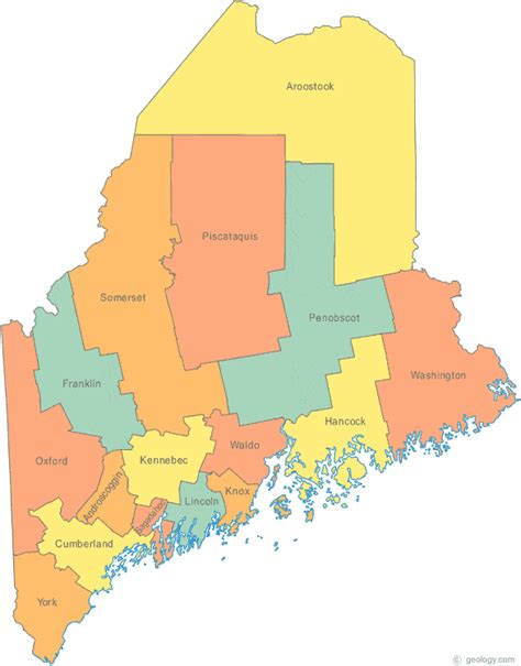 Map of Maine