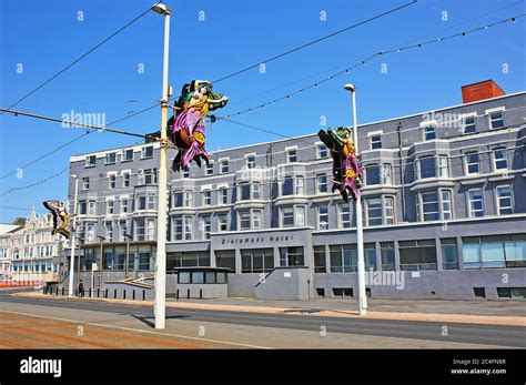 Front of the Claremont Hotel on Blackpool Promenade Stock Photo - Alamy