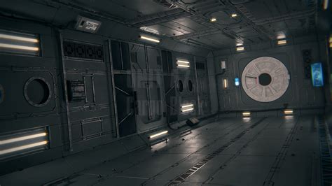 Spaceship Interior 03 Cargo Unit PBR 3D model | CGTrader