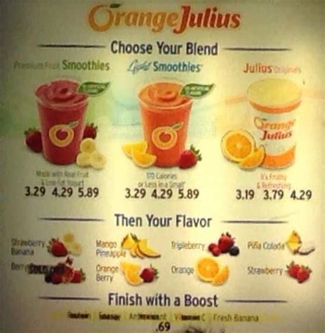 Dairy Queen/Orange Julius Menu - Urbanspoon/Zomato