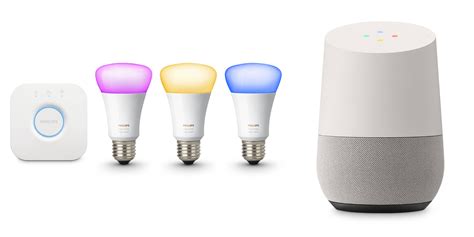 Google Home + Philips Hue White & Color Lighting Kit $258 ($314 value)