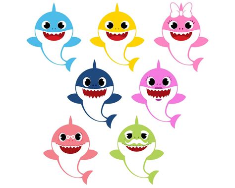 Baby Shark SVG Shark Family SVG Shark SVG Baby Shark | Etsy | Fiesta de ...