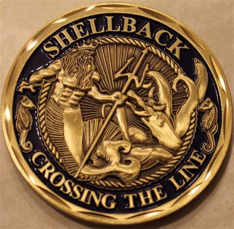 U.S. navy challenge coin,Shellback Navy Marine Corps Challenge Coin.10pcs Free Shipping-in Non ...