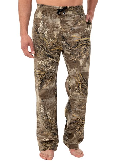 Mossy Oak Men's Relaxed Fit Camo Fleece Sweatpants - Walmart.com