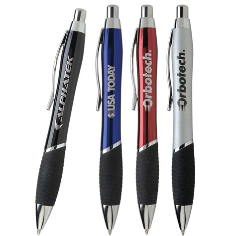 Promotional Sagamore Laser Engraved Pen | Customized Metal Retractable Pens | Customized ...