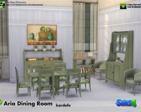 Sims 4 Dining Room Downloads on Sims 4 CC - Page 3