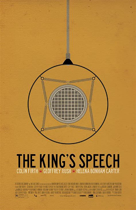 Alternative movie poster for The King's Speech