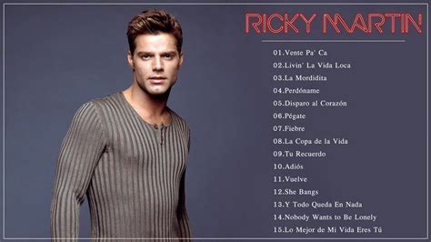 Ricky Martin Mejores Éxitos 2018 | Mejores canciones de Ricky Martin - YouTube