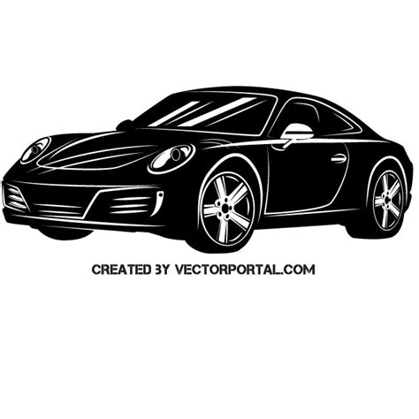 Car Porsche image.ai Royalty Free Stock SVG Vector