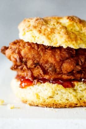 Southern Fried Chicken Biscuits - Grandbaby Cakes