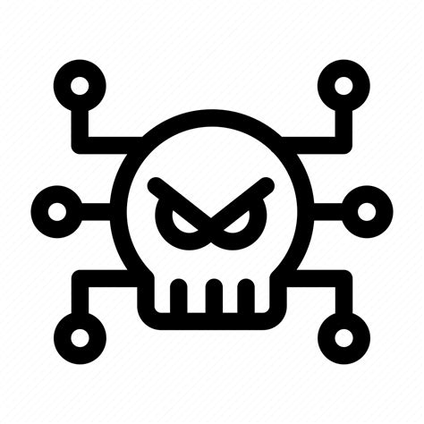 Connection, hacker, skull icon - Download on Iconfinder