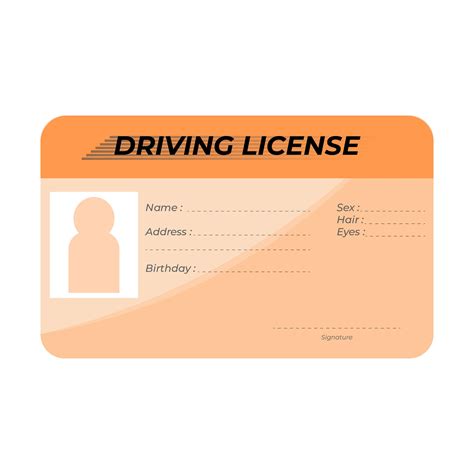 Printable Blank Drivers License Template - Customize and Print