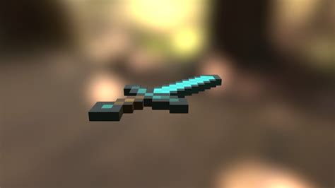 Minecraft Diamond Sword - Download Free 3D model by EnvyMe2010 [567cb79] - Sketchfab