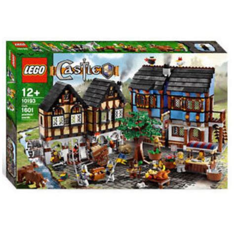 BUILT LEGO Castle Medieval Market Village lego 10193, Hobbies & Toys, Toys & Games on Carousell