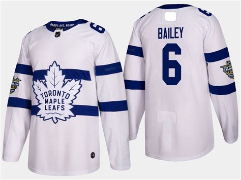 Mens 2018 Stadium Series Toronto Maple Leafs #6 Ace Bailey Jersey Sewn ...