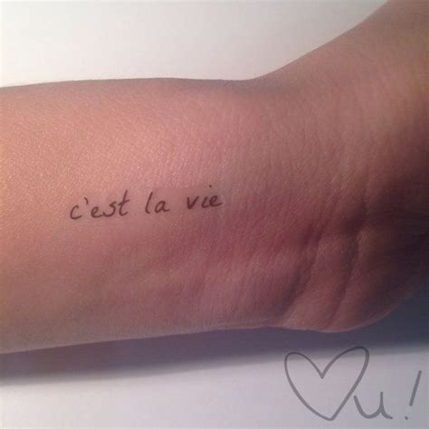 c'est la vie tattoo ideas - Sharita Alicea