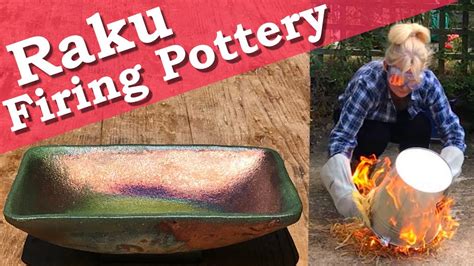 Raku firing Pottery - YouTube