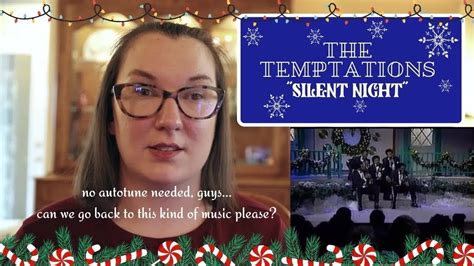 The Temptations | "Silent Night" (live from a Motown Christmas) [Reaction]