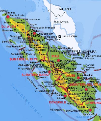 Peta Pulau Sumatera - PETA SUMATERA : Kekayaan Alam, Kebudayaan, Sejarah (Lengkap) / Peta ...
