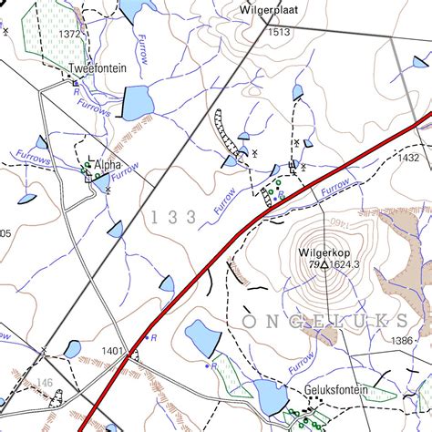 3026CD BURGERSDORP Map by Chief Directorate: National Geo-spatial ...