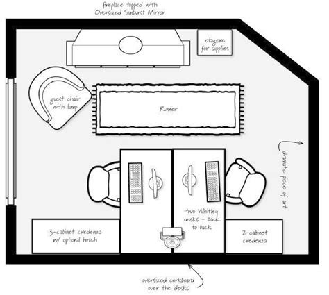 Amazing Two Desk Office Layout 25+ Best Two Person Desk Ideas On Pinterest | 2 Person Desk ...