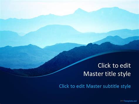 Free Mountains PPT Template