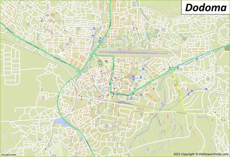 Dodoma Map | Tanzania | Maps of Dodoma