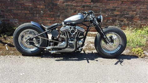 SLEDHEAD BOBBERS = SPORTSTER / BUELL COMPLETE ROLLING CHASSIS BOBBER KITS