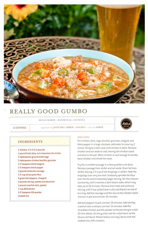 ABITA BEER | Cooking with beer, Recipes, Soup and salad