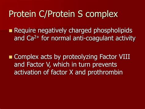 PPT - Protein C and Protein S Deficiency PowerPoint Presentation, free download - ID:6793375