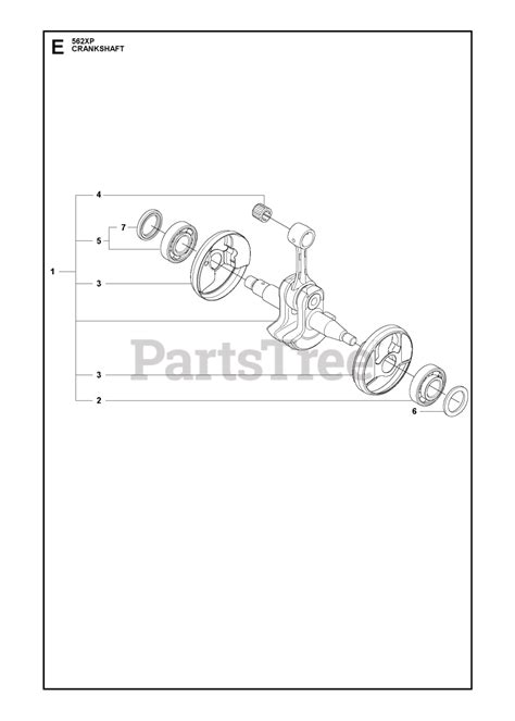 Husqvarna 562 XP/XPG - Husqvarna Chainsaw CRANKSHAFT Parts Lookup with Diagrams | PartsTree