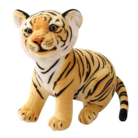 Tiger Plush Toy Stuffed Animal Plush Cat-Cute and Lifelike Tiger ...