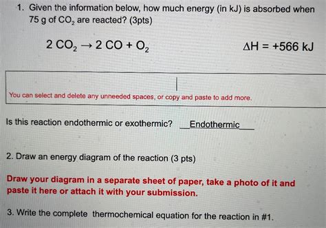 Solved Give the information below. 2CO2 ---> 2CO + O2 | Chegg.com