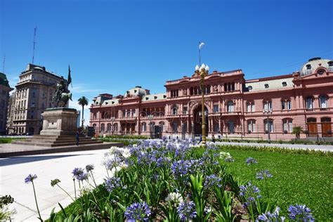 Casa Rosada (Pink House) in Buenos Aires. it S the Government House and ...