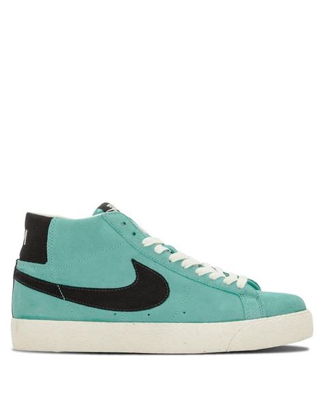 Nike Suede Sb Blazer High-top Sneakers in Blue for Men - Lyst