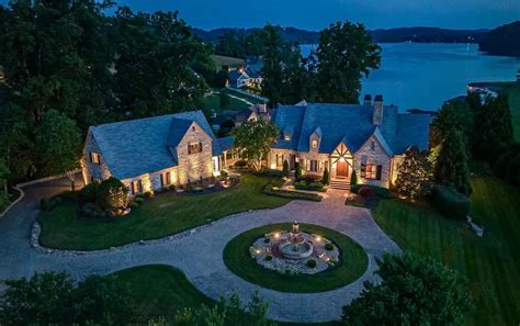 Stunning French Country Waterfront Home in Louisville, Tennessee