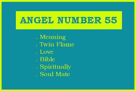 55 Meaning, 55 Angel Number Twin Flame, 55 Angel Number Meaning In Love, Bible, Angel Number 55 ...