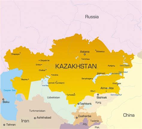 Kazakhstan. Vector illustration of kazakhstan map #Sponsored , # ...