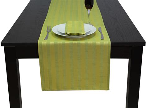 Lime green Strip Table Runner