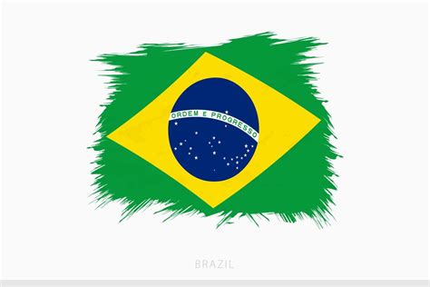 Grunge flag of Brazil, vector abstract grunge brushed flag of Brazil. 21055322 Vector Art at ...