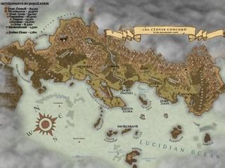 Regional Map of the Clovis Concord / Menagerie Coast : r/Wildemount