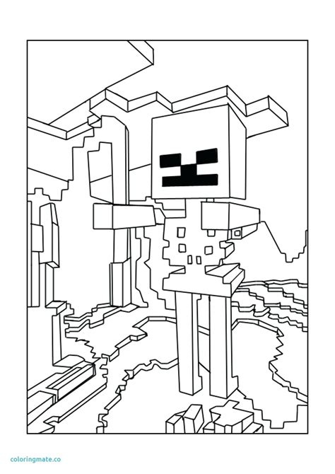 Minecraft Coloring Pages Wither at GetColorings.com | Free printable colorings pages to print ...