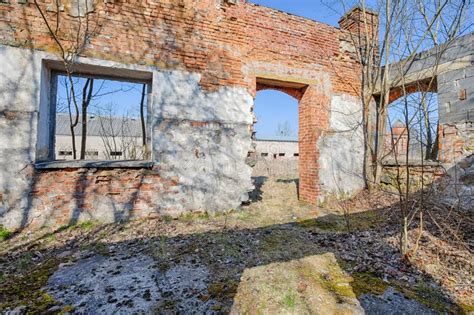 Interior of an old barn stock image. Image of broken - 42299605