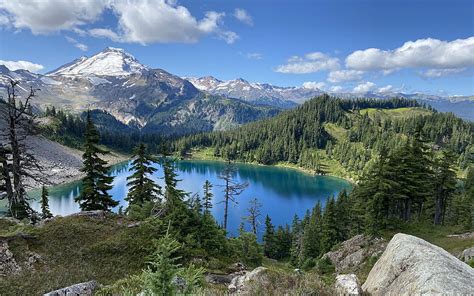 1080P Free download | Mt Baker-Snoqualmie National Forest, Washington, clouds, landscape, sky ...