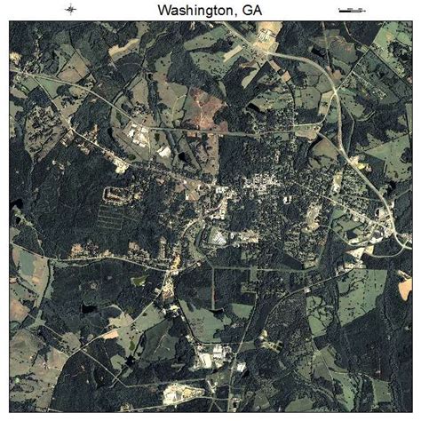 Aerial Photography Map of Washington, GA Georgia