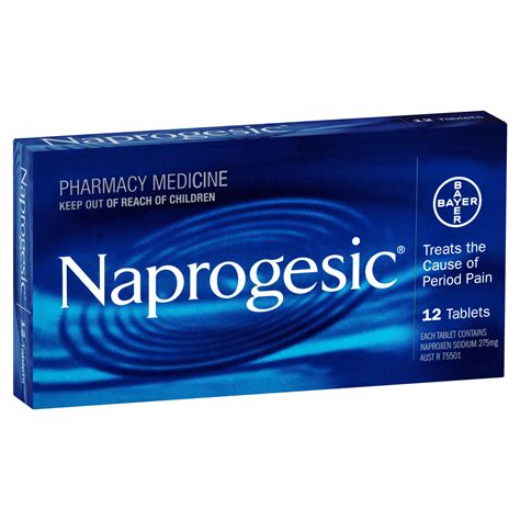 NAPROGESIC 275MG 12 | Amals Discount Chemist