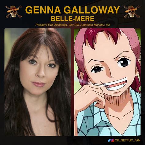 Genna Galloway has been cast for the role of Belle-Mere : r/OnePiece